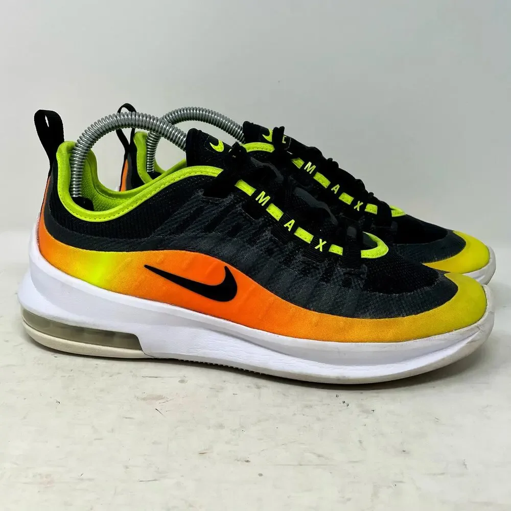 Nike Air Max Axis RF Black Orange Shoes Youth Boys Size 6Y